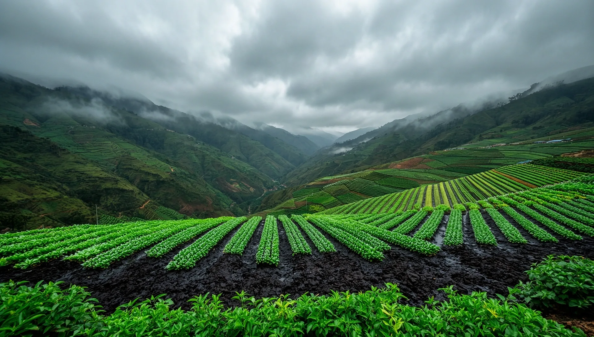 Paisaje de los Andes Colombianos
